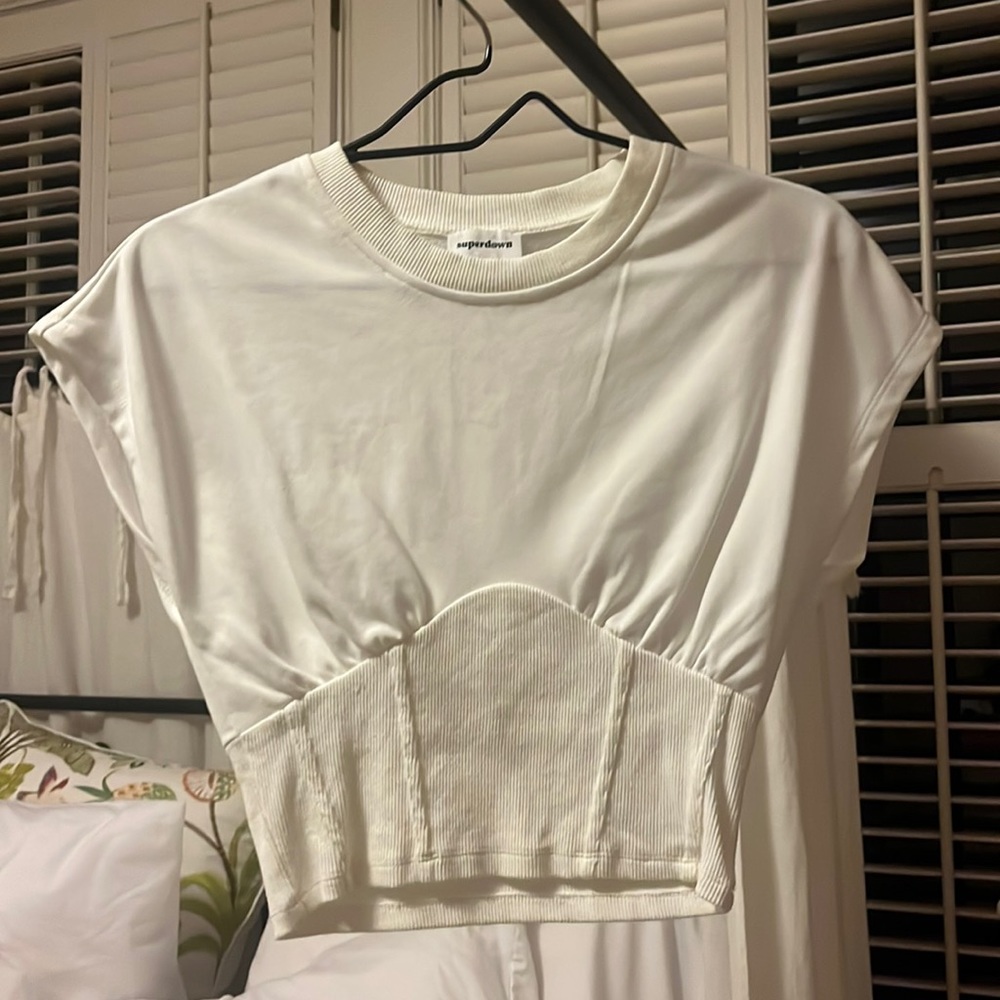 Super down corset top